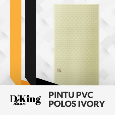 PINTU PVC POLOS DKING BILIK IVORY
